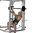 Bench Press - Smith Incline Reverse Wide
